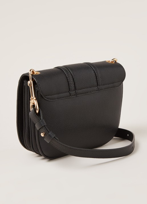 See By Chloé Hana Medium crossbodytas van leer - detail 3 zwart