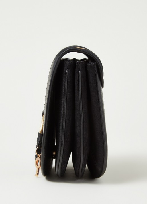 See By Chloé Hana Small crossbodytas van leer met suède details - detail 3 zwart
