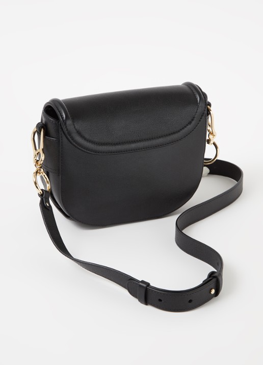 See By Chloé Mara crossbodytas van leer - achterkant 3 zwart