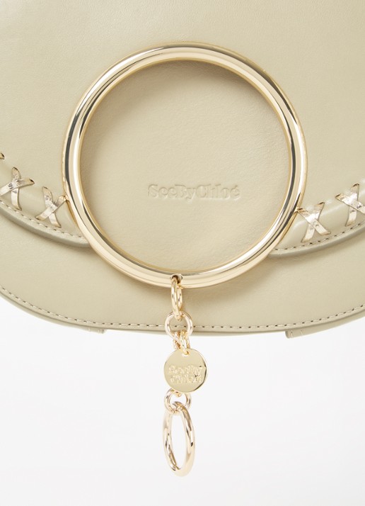 See By Chloé Mara crossbodytas van leer - detail 6 groen