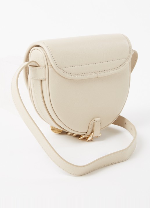 See By Chloé Mara crossbodytas van leer - achterkant 3 beige