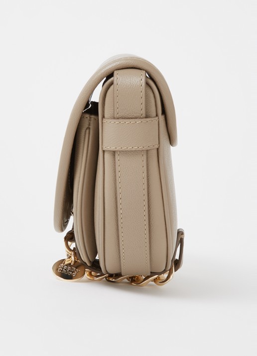 See By Chloé Mara crossbodytas van leer - detail 5 taupe