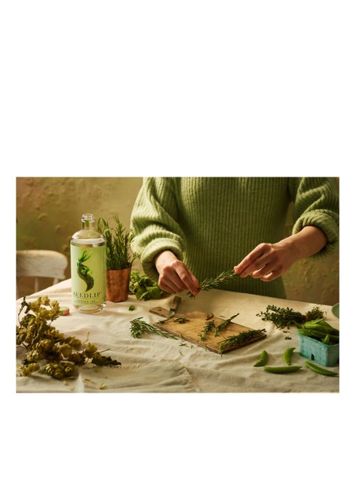 Seedlip Garden 108 gin alcoholvrij 700 ml - detail 4 transparant