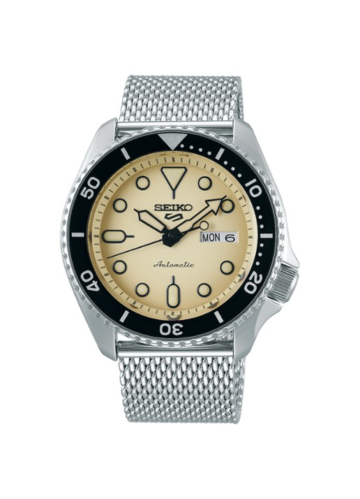 Seiko 5 Sports Automatic horloge SRPD67K1 - voorkant zilver