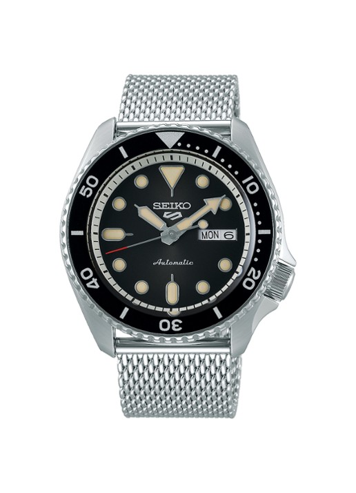 Seiko 5 Sports Automatic horloge SRPD73K1 - voorkant zilver