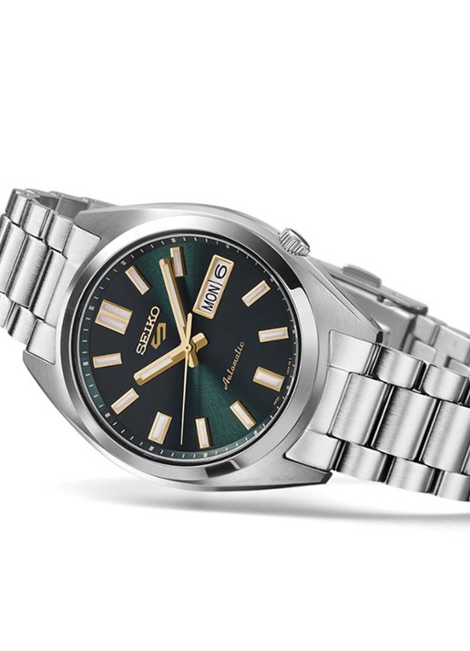 Seiko 5 Sports Automatic horloge SRPL57K1 - detail 3 zilver