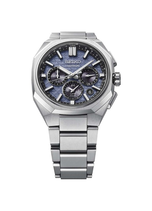 Seiko Astron GPS Solar horloge HAB001J1 - detail 5 zilver