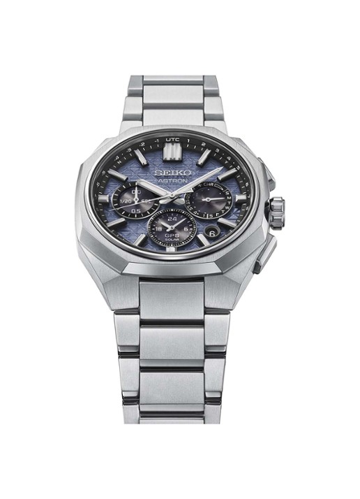 Seiko Astron GPS Solar horloge HAB001J1 - detail 6 zilver