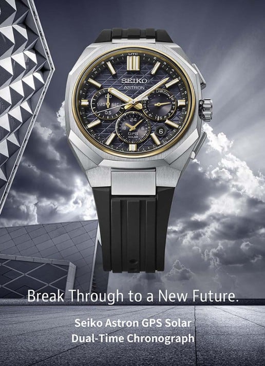 Seiko Astron GPS Solar horloge HAB003J1 - detail 7 zilver