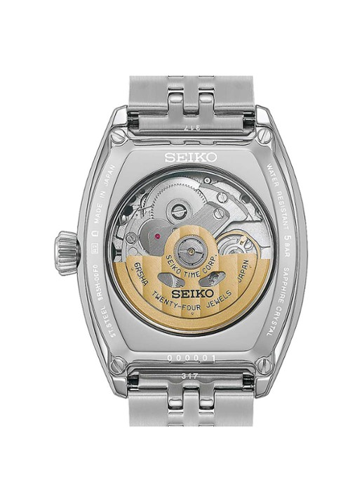 Seiko Presage Automatic horloge SPB537J1 - detail 4 zilver
