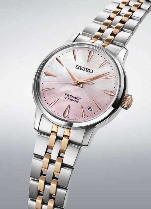 Seiko Presage Automatic horloge SRPM06J1 - Limited Edition - detail zilver