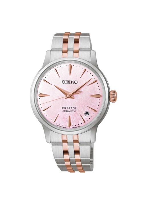 Seiko Presage Automatic horloge SRPM06J1 - Limited Edition - voorkant 5 zilver