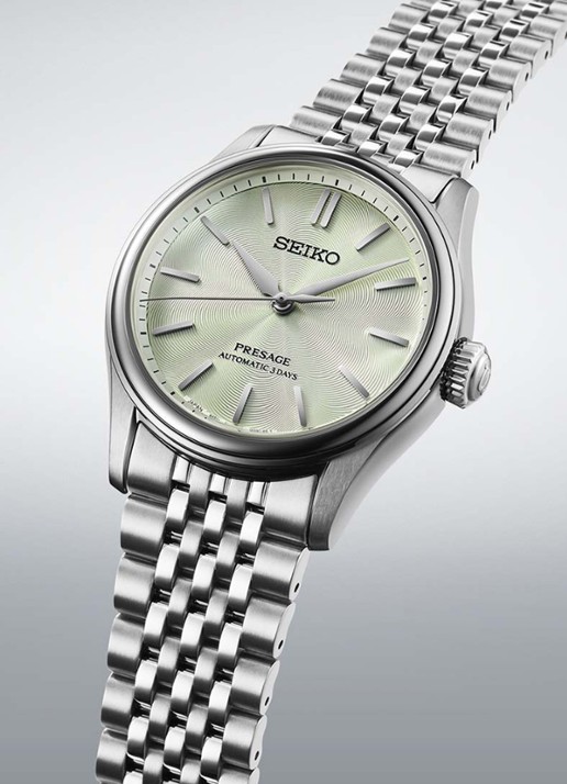 Seiko Presage Classic horloge HCC002J1 - detail 3 zilver