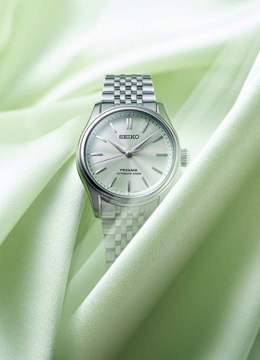 Seiko Presage Classic horloge HCC002J1 - detail 5 zilver