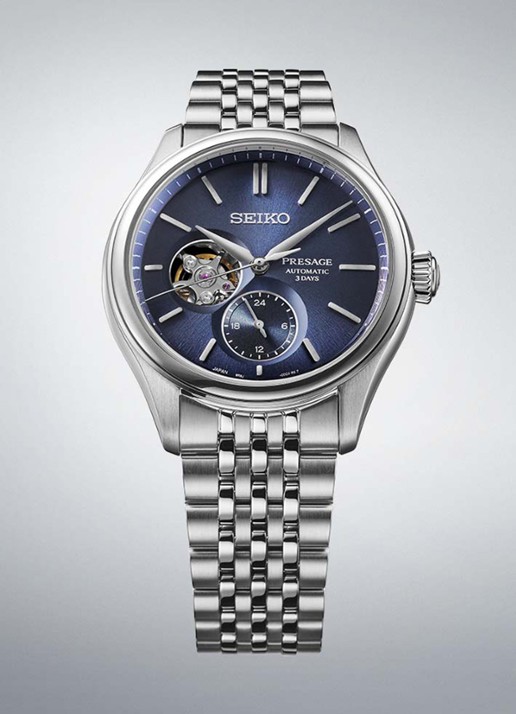 Seiko Presage Classic horloge SPB527J1 - detail 2 zilver