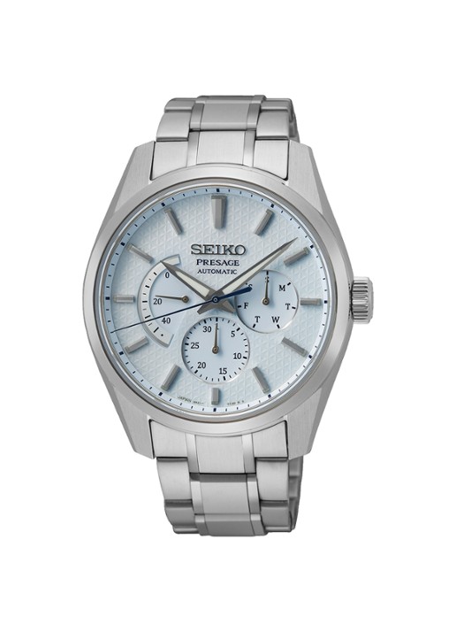 Seiko Presage horloge SPB305J1 - voorkant zilver
