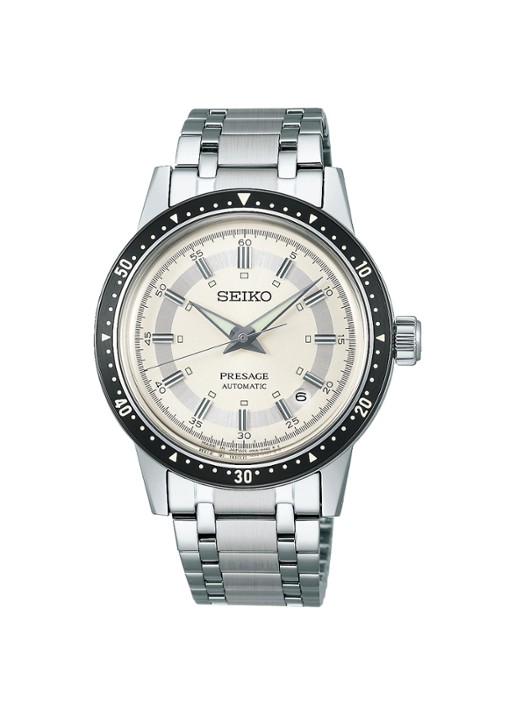 Seiko Presage horloge SRPK61J1 - voorkant zilver
