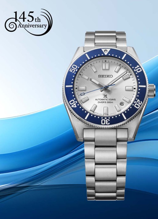 Seiko Prospex 145th Anniversary horloge HBC005J1 - Limited Edition - detail 5 zilver