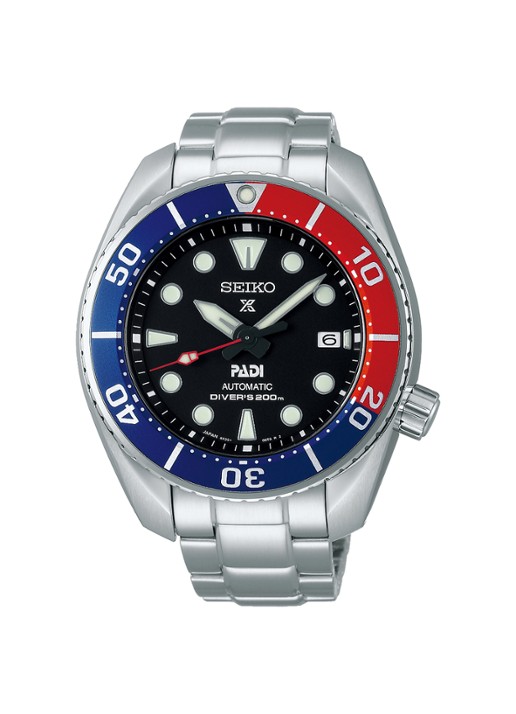 Seiko Prospex Padi Diver horloge SPB181J1 - voorkant zilver