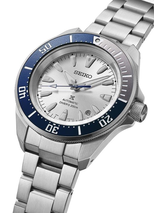 Seiko Prospex Sea 145th Anniversary horloge HBB001K1 - Limited Edition - detail 3 zilver