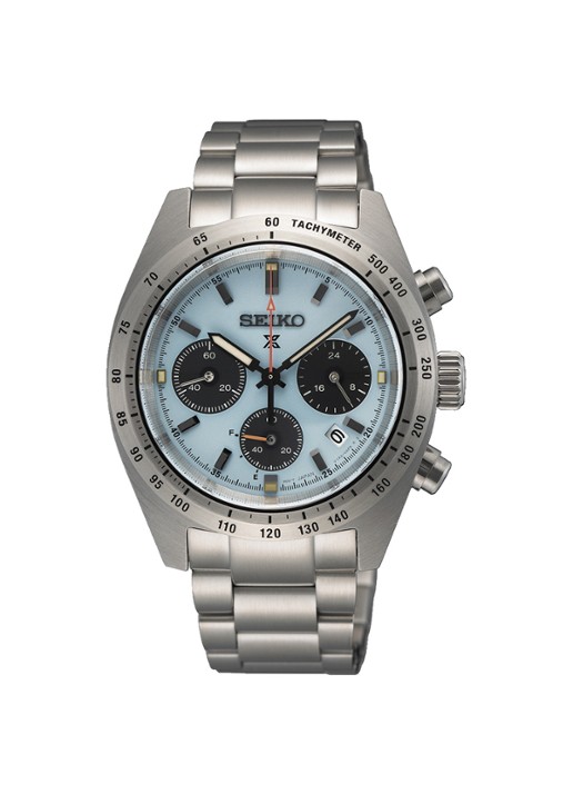 Seiko Prospex Solar horloge SSC937P1 - voorkant blauw