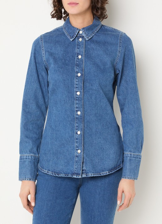 Selected Agathe blouse van denim