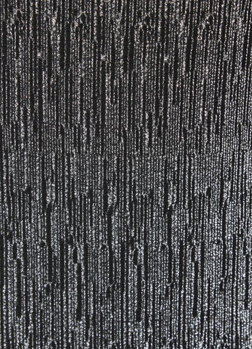 Selected Anita maxi jurk met lurex en split - detail 5 zilver