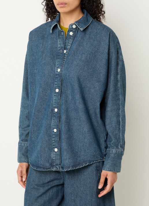 Selected Bella spijkerblouse met kraag