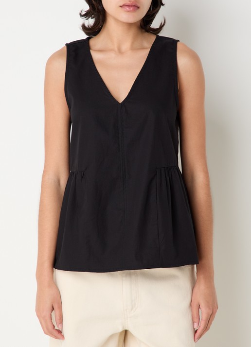 Selected Blair top met V-hals