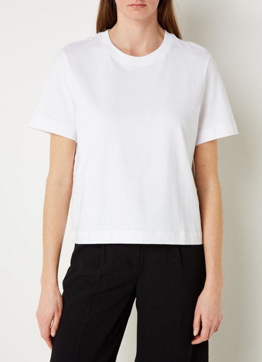 Selected Essential T-shirt van  katoen