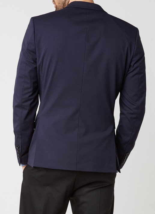 Selected Homme One Mylo slim fit colbert - achterkant donkerblauw