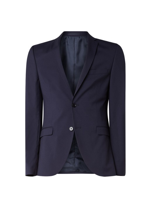 Selected Homme One Mylo slim fit colbert - voorkant 2 donkerblauw