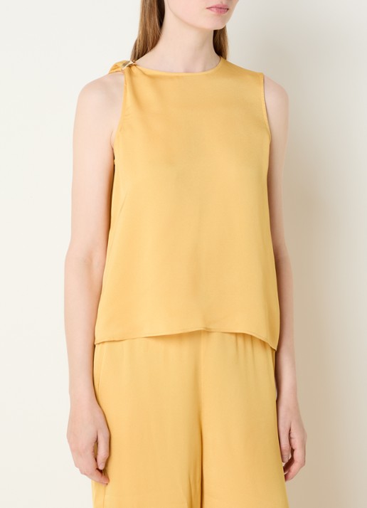 Selected Laura top met applicatie