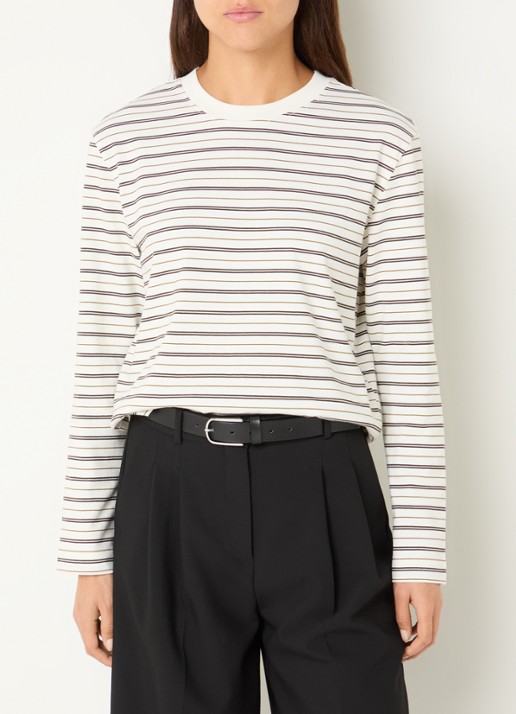Selected Longsleeve met streepprint