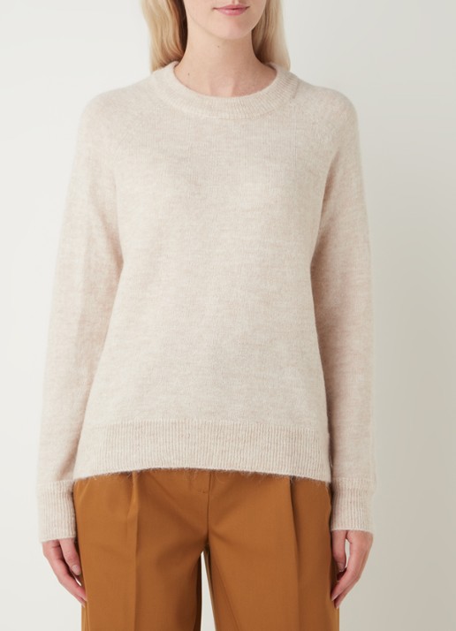 Selected Lulu fijngebreide pullover in wolblend