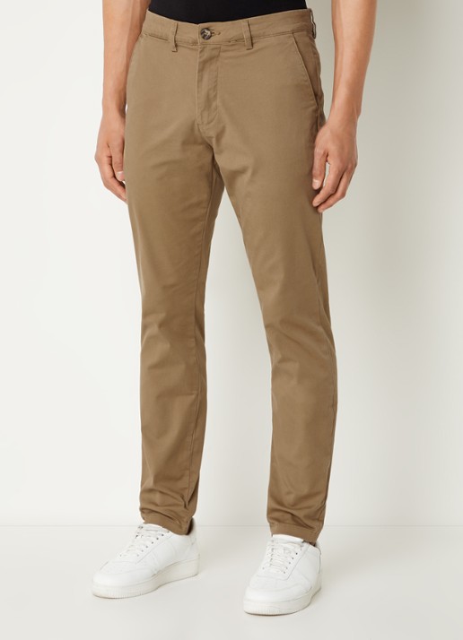 Selected New Miles slim fit chino met steekzakken