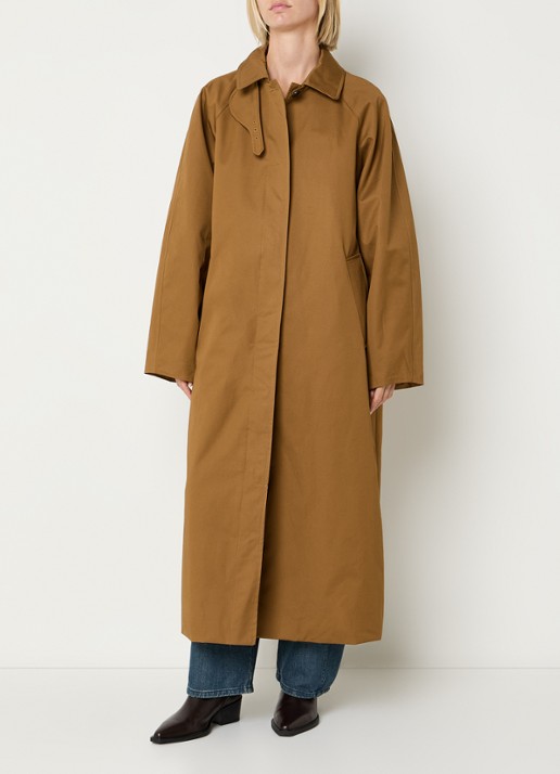 Selected Rayne trenchcoat met steekzakken