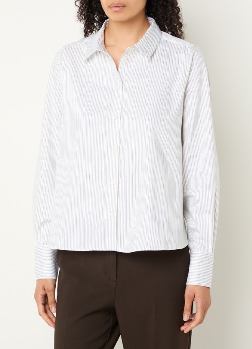 Selected Romie blouse met streepprint