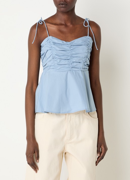 Selected SLFDelia top met plooidetail