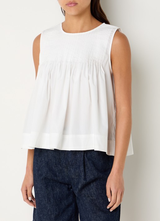 Selected Sophia top met ronde hals