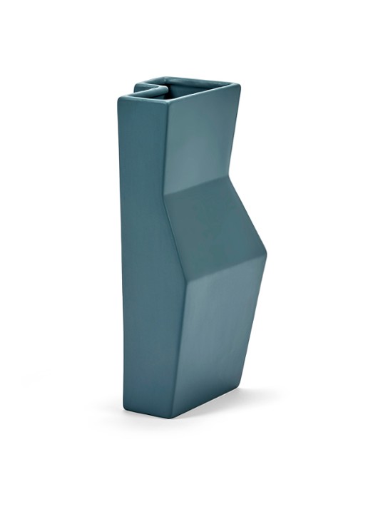 Serax °1 vaas van keramiek 38 cm  - achterkant 4 blauw