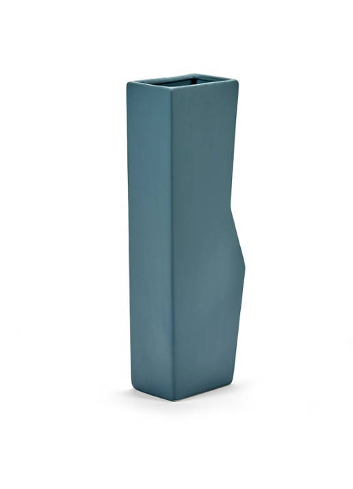 Serax °2 vaas van keramiek 45.5 cm - achterkant 3 blauw