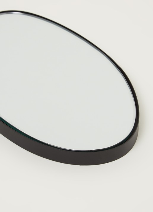 Serax B wandspiegel 29,5 x 16 cm  - detail 3 zwart