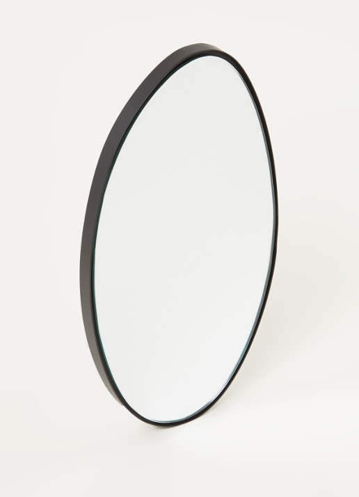 Serax B wandspiegel 29,5 x 16 cm  - voorkant 2 zwart