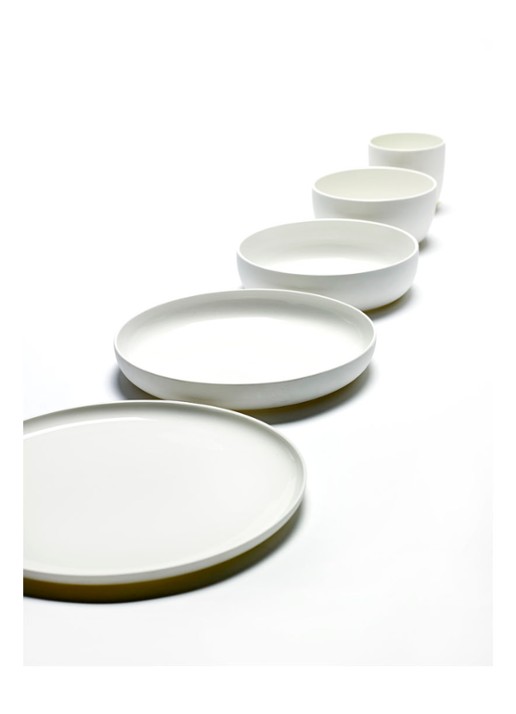 Serax Base gebaksbordje 16 cm - voorkant 2 wit