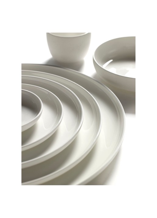 Serax Base ontbijtbord 20 cm - voorkant 2 wit