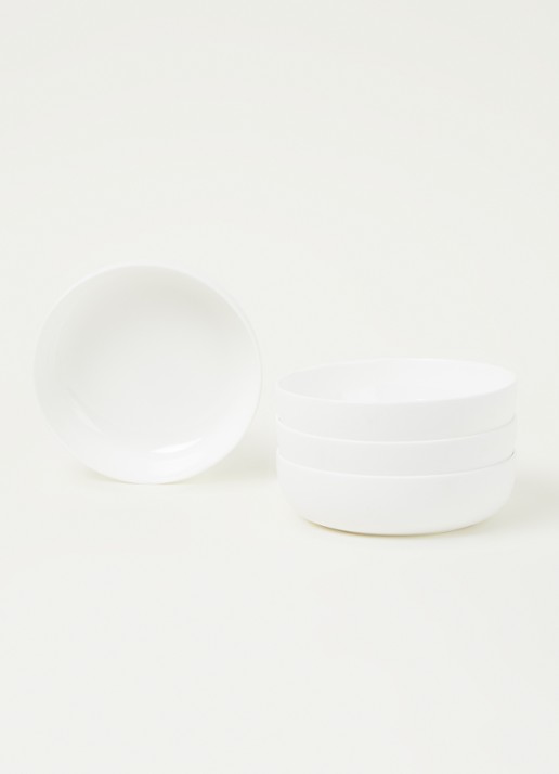 Serax By Piet Boon diep bord S 16 cm set van 4 - voorkant 2 wit