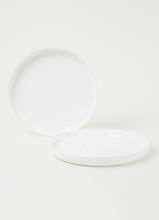 Serax By Piet Boon dinerbord XL 28 cm set van 2 - voorkant 3 wit