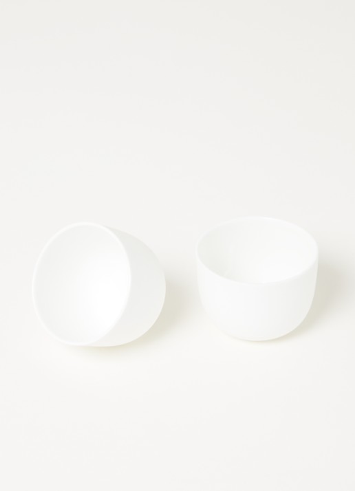 Serax By Piet Boon espressokopje 10 cl set van 4 - voorkant 2 wit