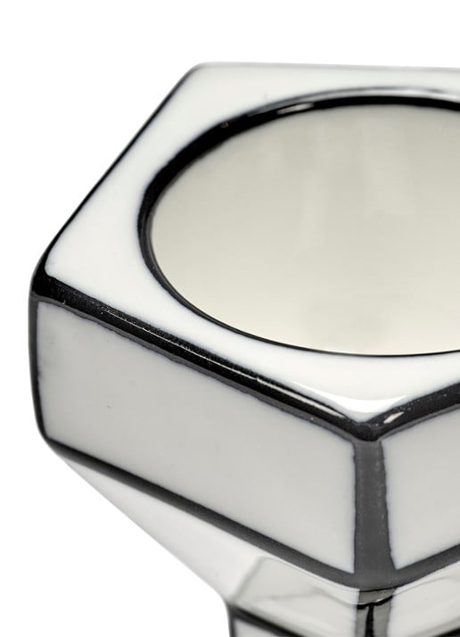 Serax Carte Blanche eierdop 6,4 cm - detail 2 wit
